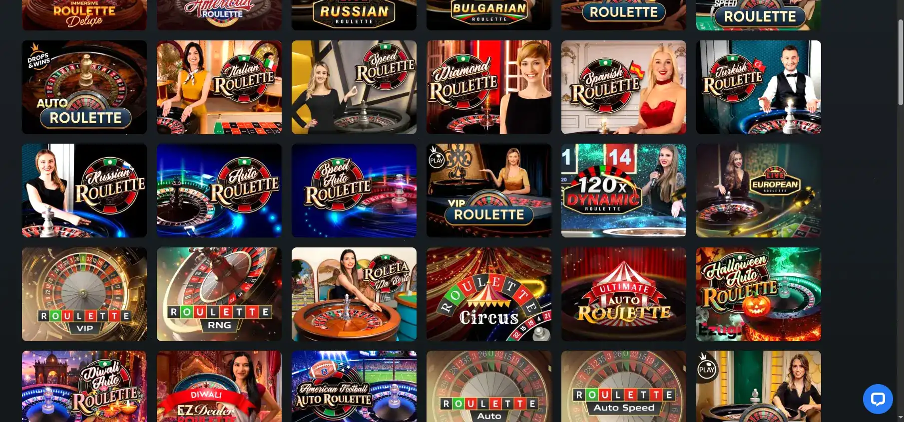 Интерфейс игрового зала казино Риобет со слотами